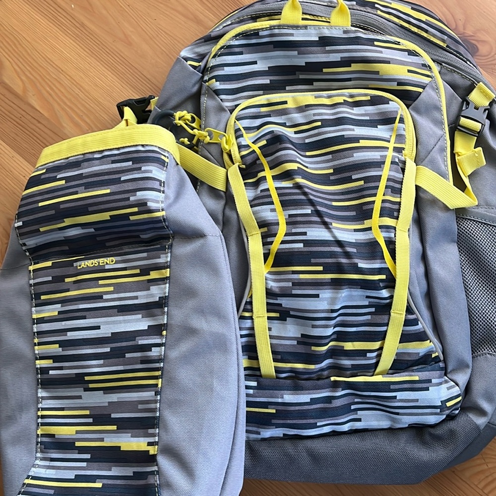 Lands End Backpack with Lunchbox